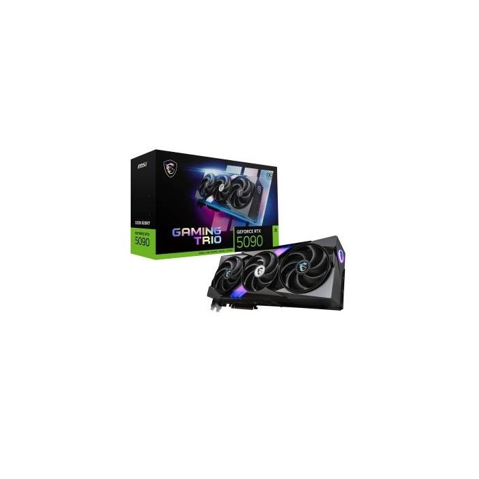 MSI GeForce RTX 5090 32G Gaming TRIO OC 32GB GDDR7 DLSS4 1*HDMI/3*DisplayPort PCi Ex 5.0 16x MSI GeForce RTX 5090 32G Gaming TRIO OC 32GB GDDR7 DLSS4 1*HDMI/3*DisplayPort PCi Ex 5.0 16x