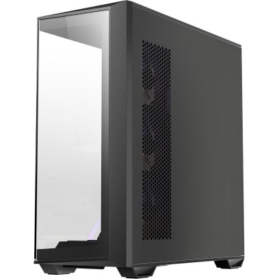 Case mid tower Antec C3 ARGB nero con design panoramico a doppia camera, pannelli in vetro e ventole ARGB preinstallate.