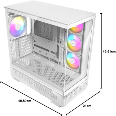 Antec CX700 ARGB White Case Midi Tower No-Power ATX/mATX/Mini-ITX