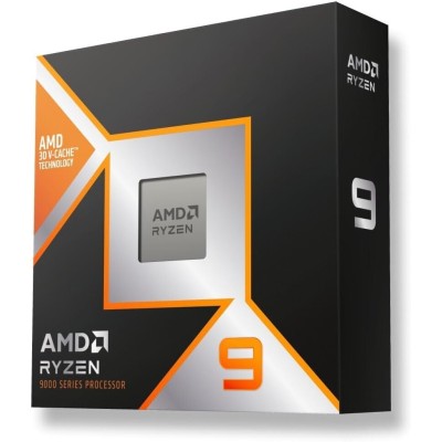Processore CPU AMD Ryzen 9 9900X3D a 12 core con tecnologia 3D V-Cache per socket AM5