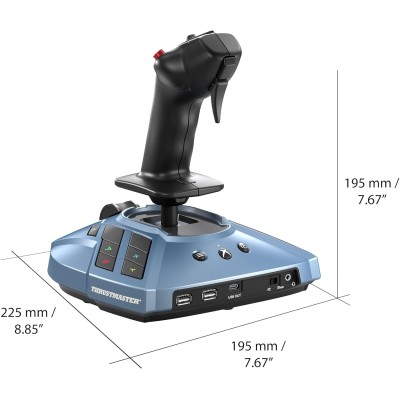Joystick (sidestick) Thrustmaster TCA Sidestick X Airbus Edition, replica per PC e Xbox.