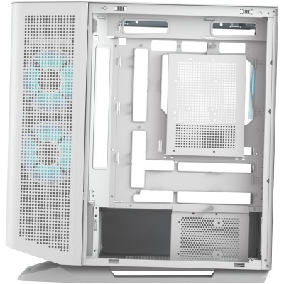 Case PC gaming Mid Tower COUGAR FV270 in colorazione bianca con illuminazione RGB.