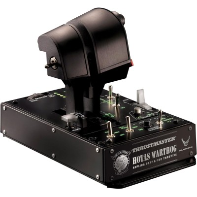 Joystick (stick only) Thrustmaster Hotas Warthog, replica 1:1 dell'A-10, per simulatori di volo su PC.