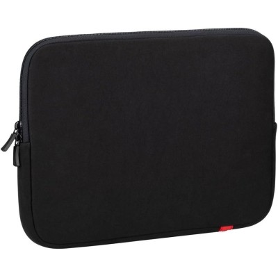 Custodia a tasca (sleeve) nera Rivacase 5126 con interno in memory foam per MacBook Pro 14 pollici.