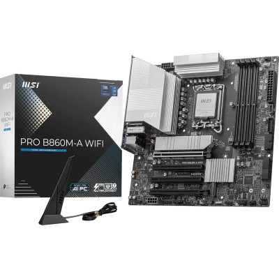Scheda madre Micro-ATX MSI PRO B860M-A Wi-Fi per socket Intel LGA 1851.
