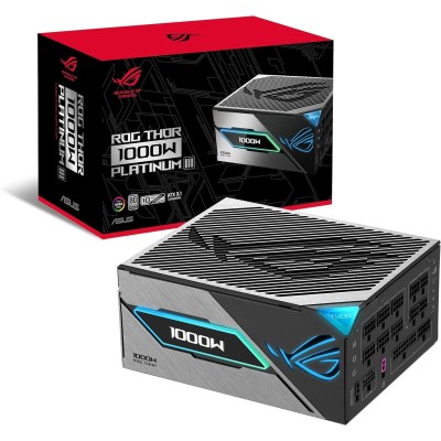 Alimentatore per PC da 1000W ASUS ROG Thor P3 con display OLED integrato.