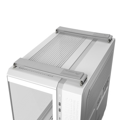 Asus TUF Gaming GT502 Horizon White ARGB Midi Tower Vetro Temperato No-power ATX/mATX/Mini-ITX