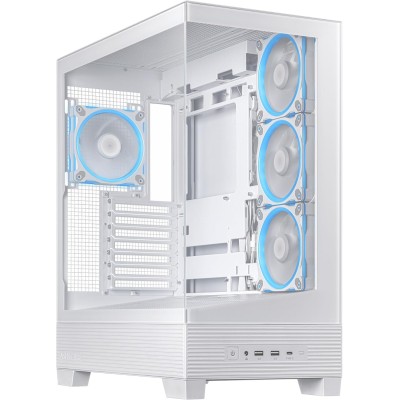 ASUS A31 Plus White Middle Tower Vetro Temperato No-Power ATX/mATX/Mini-ITX