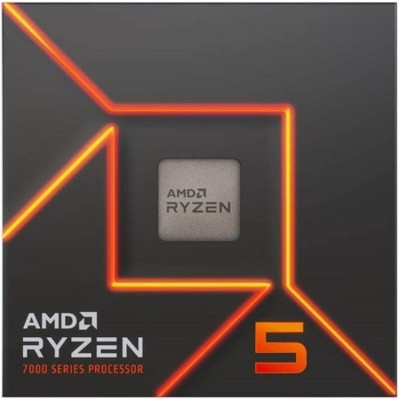 Processore CPU AMD Ryzen 5 7600 a 6 core per socket AM5.