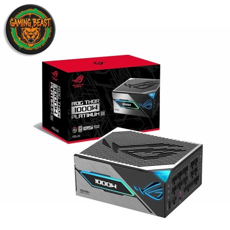Alimentatore per PC da 1000W ASUS ROG Thor P3 con display OLED integrato.