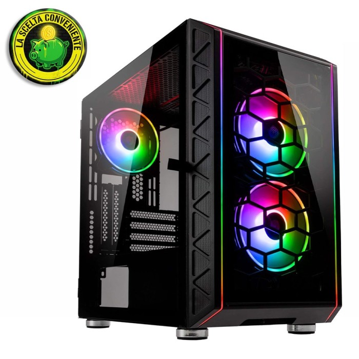 Kolink Citadel Glass SE ARGB Mini Tower Vetro Temperato No-Power minITX/mATX