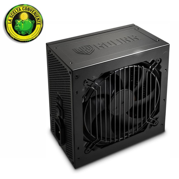 Alimentatore per PC Kolink REGULATOR da 1200W, 80 Plus Gold, completamente modulare.
