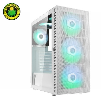 Kolink Observatory HF Mesh White ARGB Case Midi Tower Vetro Temperato No-Power minITX/mATX/ATX