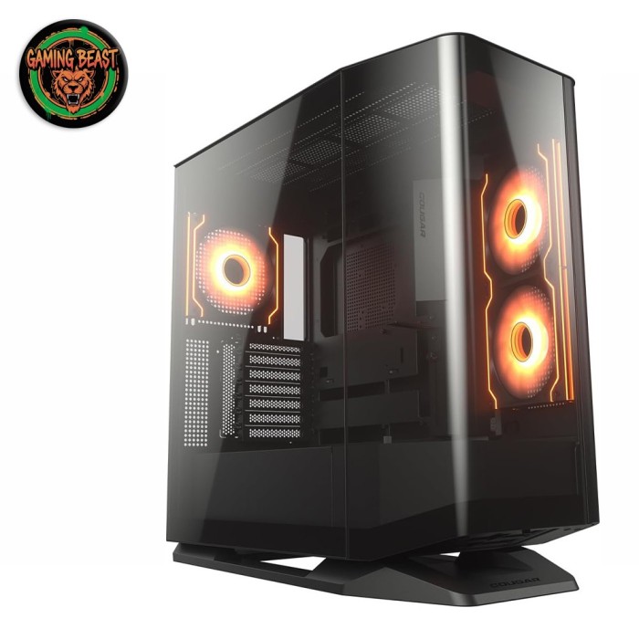 COUGAR FV270 RGB Case Midi Tower Vetro Temprato No-Power E-ATX/CEB/ATX/mATX/Mini-ITX