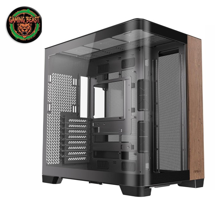 Antec C8 Curve Wood Case Full Tower No-Power E-ATX/ATX/mATX/mini-ITX Nero
