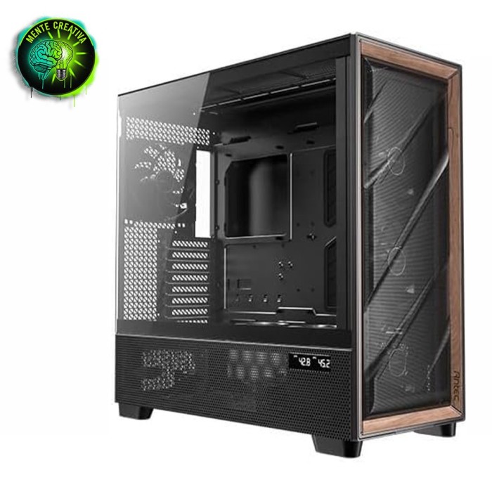Antec Flux PRO Full Tower Vetro Temperato No-Power Mini-ITX/mATX/ATX/E-ATX
