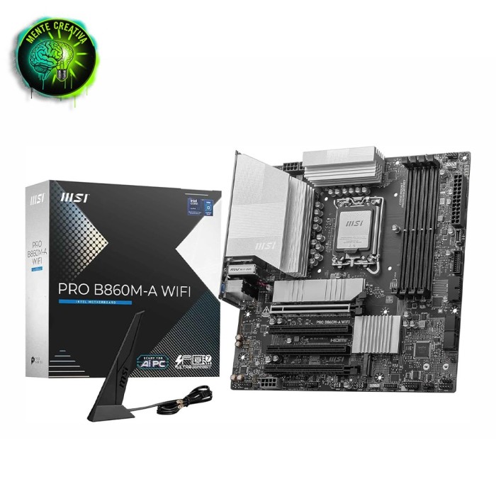 Scheda madre Micro-ATX MSI PRO B860M-A Wi-Fi per socket Intel LGA 1851.