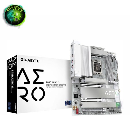 Scheda madre ATX bianca per creator Gigabyte Z890 Aero G per socket Intel LGA 1851