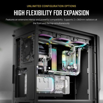 Case PC Mid Tower Antec P20CE ad alto flusso d'aria con pannello frontale in metallo traforato.