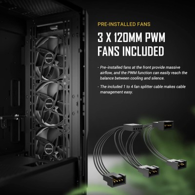 Case PC Mid Tower Antec P20CE ad alto flusso d'aria con pannello frontale in metallo traforato.