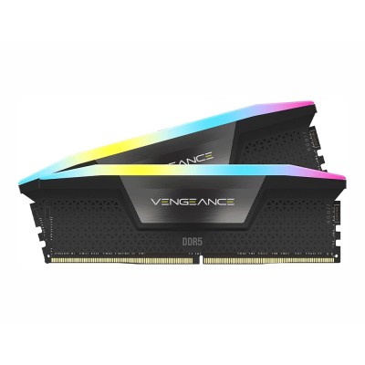 Kit di memoria RAM da 32GB (2x16GB) Corsair Vengeance RGB DDR5 a 6000MHz CL30.