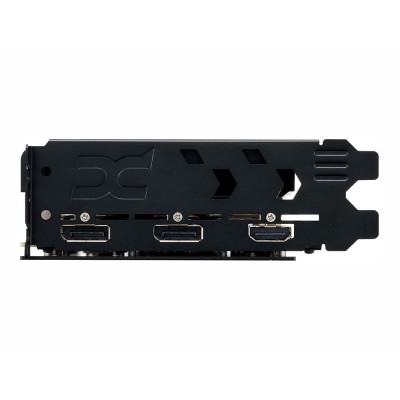 Scheda video da gaming PowerColor Hellhound Radeon RX 9060 XT da 16GB a tre ventole.