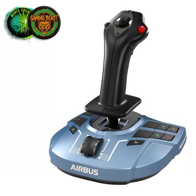 Joystick (sidestick) Thrustmaster TCA Sidestick X Airbus Edition, replica per PC e Xbox.