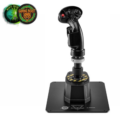 Joystick professionale Thrustmaster AVA F/A-18 Super Hornet con base in metallo e stick replica F-18.