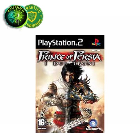 Copertina completa (Prima Edizione) del gioco Prince of Persia: I Due Troni per Sony PlayStation 2.