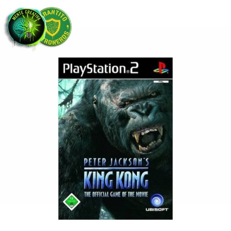 Copertina completa del gioco Peter Jackson's King Kong: The Official Game of the Movie per Sony PlayStation 2.