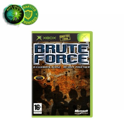 Copertina completa del gioco Brute Force per Microsoft Xbox (Prima Generazione).