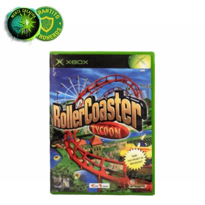 Copertina del gioco RollerCoaster Tycoon per Microsoft Xbox (Prima Generazione).
