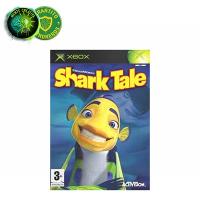 Copertina completa del gioco Shark Tale per Microsoft Xbox (Prima Generazione).