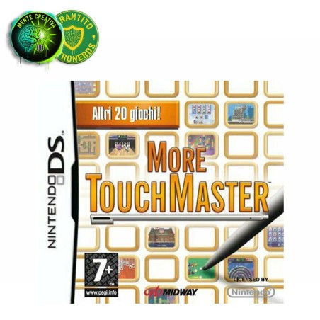 Copertina del gioco More Touch Master: 20 giochi di strategia per Nintendo DS, nuovo e sigillato.