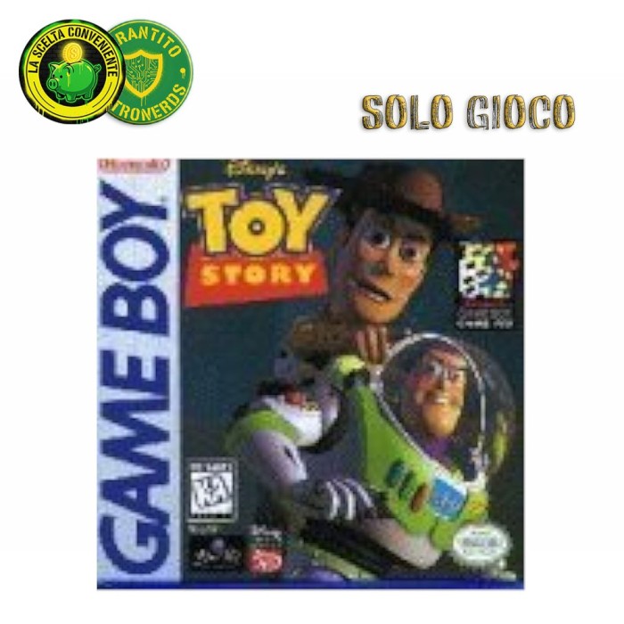 Cartuccia di gioco di Disney's Toy Story per Nintendo Game Boy (DMG).