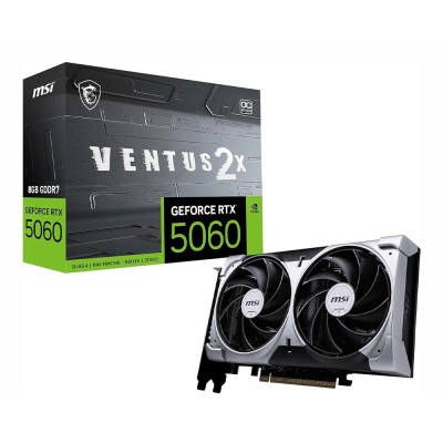 MSI GeForce RTX 5060 Ventus 2X OC scheda video due ventole compatta