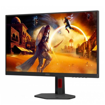 Monitor gaming AOC 27G4ZR da 27 pollici con supporto ergonomico regolabile e design frameless.