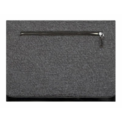 Custodia a tasca nera melange Rivacase 8805 con inserti in ecopelle