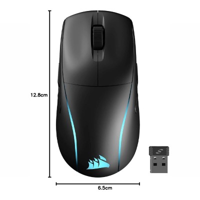 Mouse gaming Corsair M75 Wireless RGB nero in versione ricondizionata