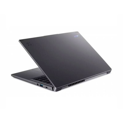 Notebook Acer Aspire 14 AI nero sottile con display OLED e tasto Copilot sulla tastiera.
