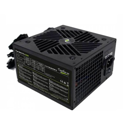 Alimentatore PC Tecnoware Free Silent Pro 650W nero con ventola da 120mm.