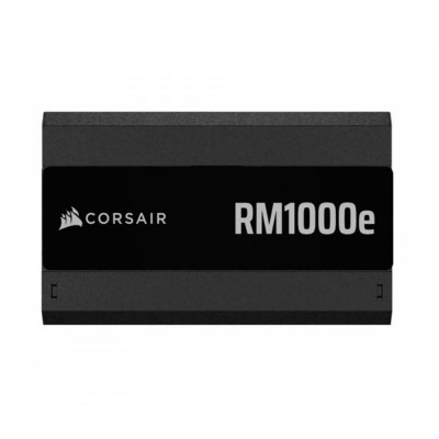 Alimentatore Corsair RM1000e nero da 1000W totalmente modulare con cavi inclusi.