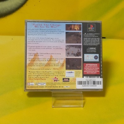 Gioco Sony PS1 - Warhammer: Shadow of the Horned Rat PS1 | Strategico Cult | Il fantasy di Games Workshop completo di libretto
