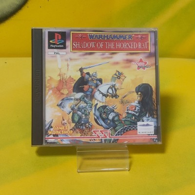 Gioco Sony PS1 - Warhammer: Shadow of the Horned Rat PS1 | Strategico Cult | Il fantasy di Games Workshop completo di libretto