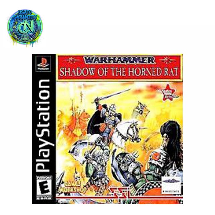 Gioco Sony PS1 - Warhammer: Shadow of the Horned Rat PS1 | Strategico Cult | Il fantasy di Games Workshop completo di libretto