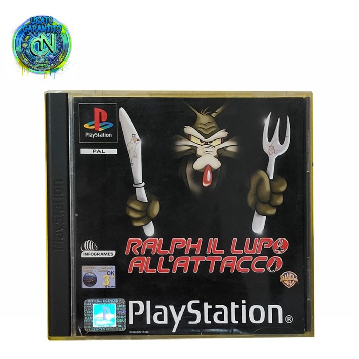 Gioco sony PS1 - Ralph il Lupo all'Attacco| Rarità Assoluta | Il cult Looney Tunes con manuale originale