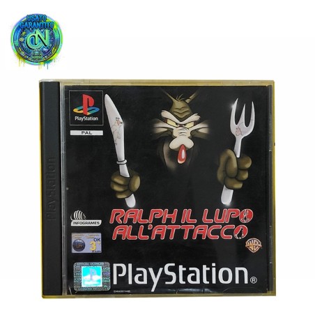 Gioco sony PS1 - Ralph il Lupo all'Attacco| Rarità Assoluta | Il cult Looney Tunes con manuale originale
