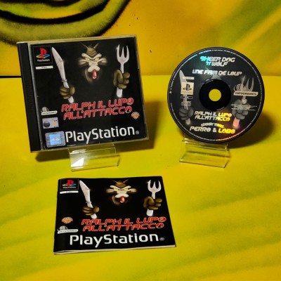 Gioco sony PS1 - Ralph il Lupo all'Attacco| Rarità Assoluta | Il cult Looney Tunes con manuale originale