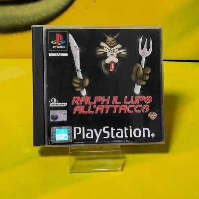 Gioco sony PS1 - Ralph il Lupo all'Attacco| Rarità Assoluta | Il cult Looney Tunes con manuale originale