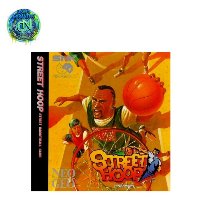 Gioco NEO GEO USA - Street Hoop Neo Geo CD | Cult Arcade Data East | Lo street basketball di SNK con manuale e Spine Card